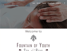 Tablet Screenshot of fountainofyouthspawa.com